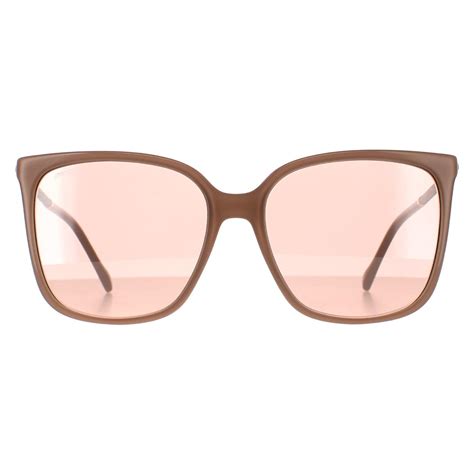 Jimmy Choo Square Damen Nude Rosa Flash Silber Spiegel SCILLA S