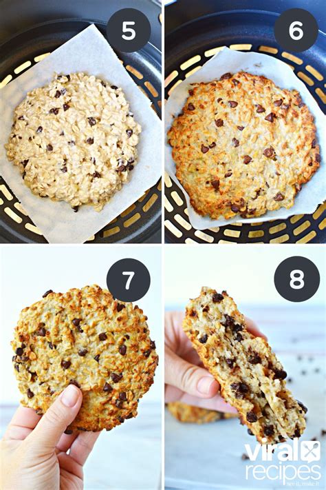 TikTok Air Fryer Breakfast Cookie in 10 Minutes | Viral Recipes
