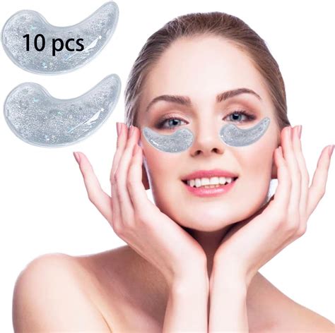 Amazon Reusable Gel Eye Ice Pack Cooling Eye Pad Hot Cold Treatment For Eye Strain Eye