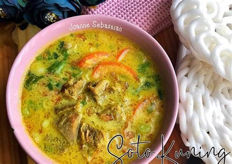 Resep Soto Kuning Khas Bogor Oleh Joanne Sebastian Cookpad