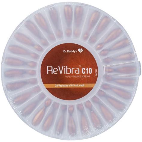 Buy Revibra C 10 Pure Vitamin C Cream Vegicaps 28 X 05 Ml Online At