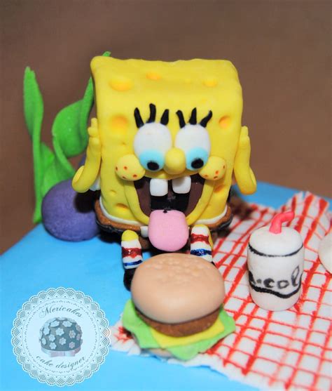 Bob Esponja Pastel Patricio Estrella Fondo Bikini Mericakes Tartas Decoradas Cake Sponge Bob