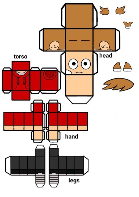 Eddsworld Tord Papercraft Dibujos En Cuadricula Manualidades