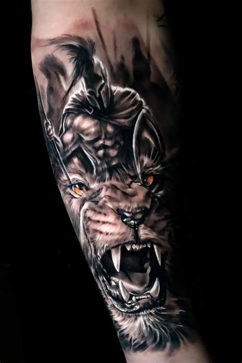 Tattoodo Lion Forearm Tattoos Lion Tattoo Sleeves Spartan Tattoo