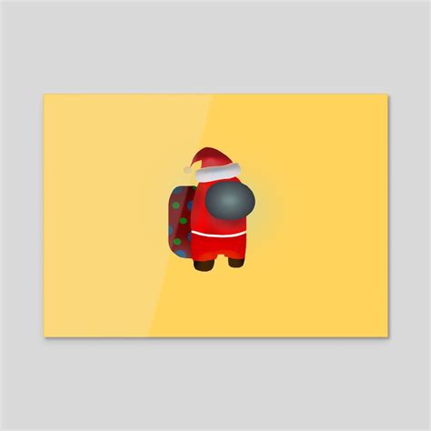 Among Us Santa Sus An Art Print By Lia Ps Art Inprnt