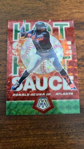 Panini Mosaic HS Ronald Acuna Jr Hot Sauce Mosaic Green EBay