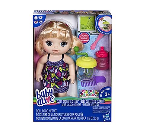Shop Baby Alive Sweet Spoonfuls Baby Blonde Straight Hair Dolls Accessories For Girls Age 3Y