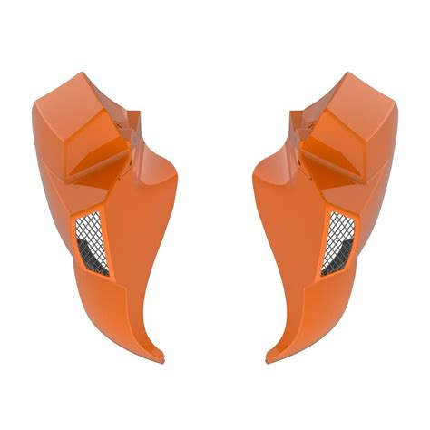 Advanblack Baja Orange Lower Leg Fairings FXRT For Harley Softail Low