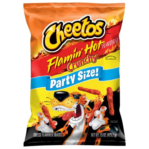 Save On Cheetos Cheese Flavored Snacks Flamin Hot Crunchy Party Size Order Online Delivery GIANT