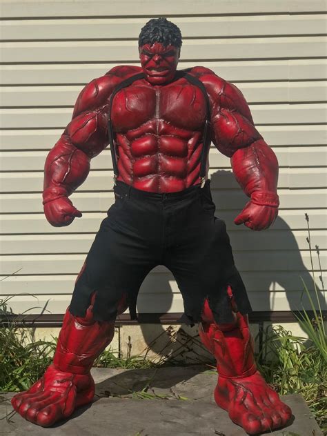 Red Hulk Red Hulk Cosplay Hulk Costume Hulk Marvel | Etsy