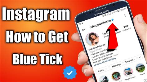 How To Get Instagram Blue Tick Instagram Blue Tick Kaise Lagaye Youtube