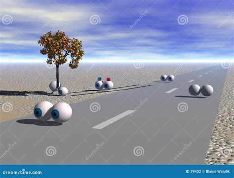 Keep Your Eyes On The Road Stock Illustration Illustration Of Accident