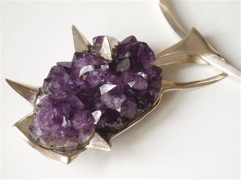 А.Валкин. Серебро, аметист,кулон