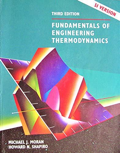 Fundamentals Of Engineering Thermodynamics Si Version Moran Michael