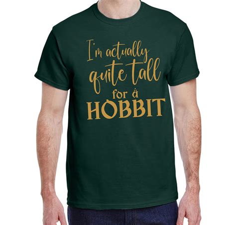 Hobbit Shirts, I'm Actually Quite Tall, Rings of Movie Power Tshirt
