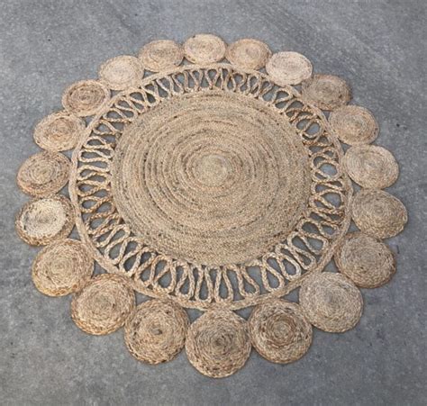 Rugs Circular Jute Weaved Rug A Day To Remember Event Hire