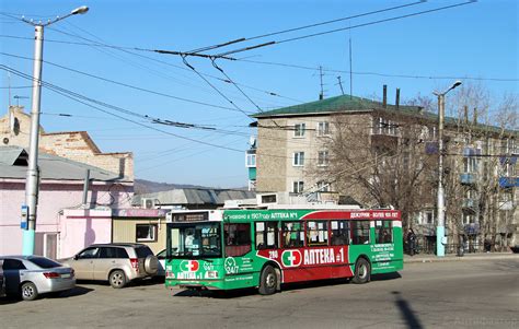 Чита, Тролза-5275.03 «Оптима» № 280 — Фото — Городской электротранспорт