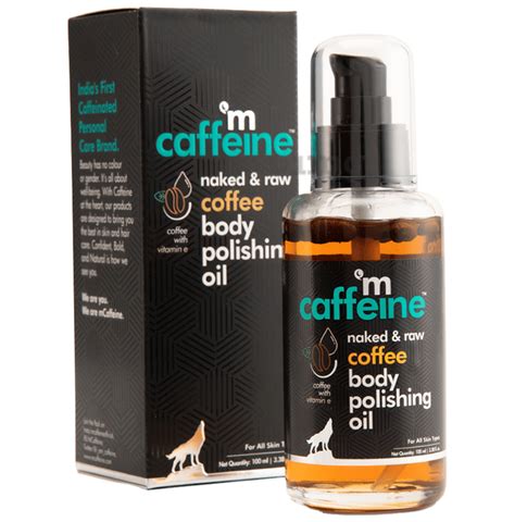 Mcaffeine Naked Raw Coffee Body Polishing Oil Buy Pump Bottle Of Ml Oil At
