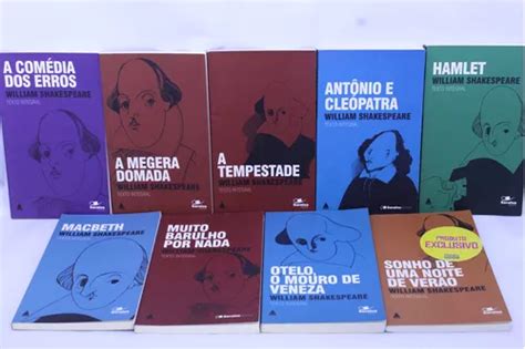 Coleção Completa William Shakespeare Saraiva De Bolso 9 Livros Texto