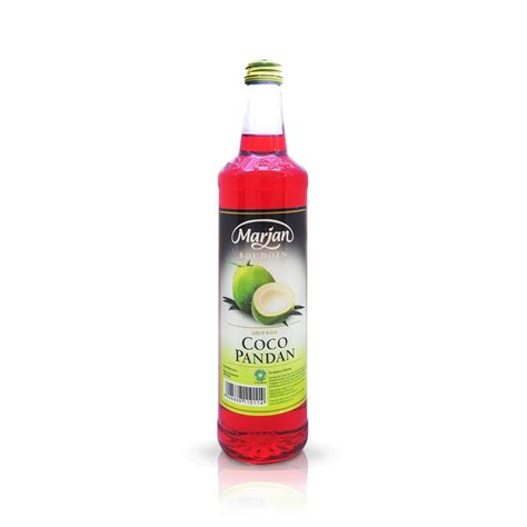 Marjan Coco Pandan Syrup 500 Ml Al Barakah Health And Beauty Mart