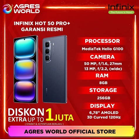 Jual Infinix Hot Pro Plus Gb Gb Mediatek Helio G Battery Mah Garansi Resmi