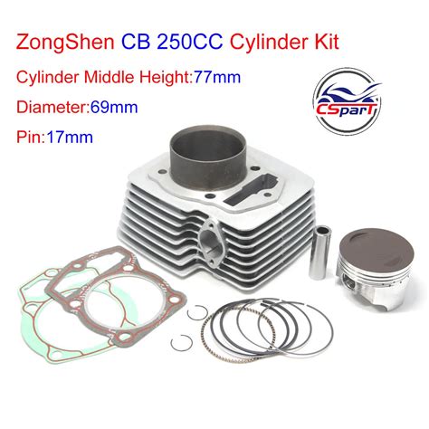 Kit De Cilindro Cb Zongshen De Mm Y Mm Motor De Cc Fmm