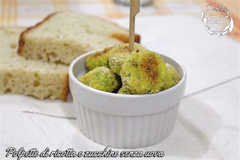 Polpette Di Ricotta E Zucchine Senza Uova Cotte Al Forno