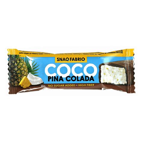 Buy Bombbar SNAQ FABRIQ Coco Bars 30 Bars in a Box 40g Rich in Fibre ...