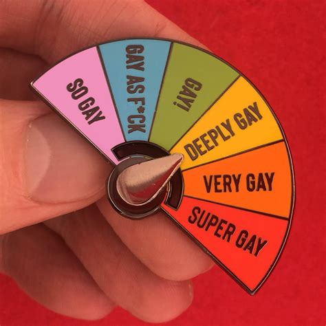 Repop Gifts Super Gay Pin