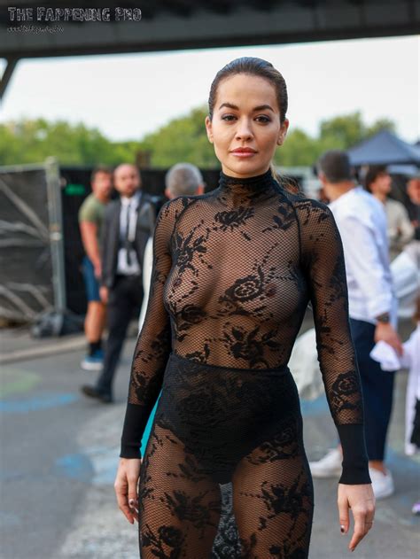 Rita Ora Exposed Her Naked Tits Braless Photos The Fappening