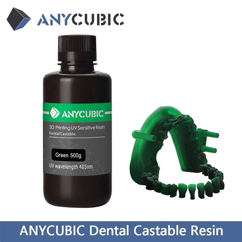 Anycubic Uv Resin Dental Castable Resinskin Dental Non Castable Resin