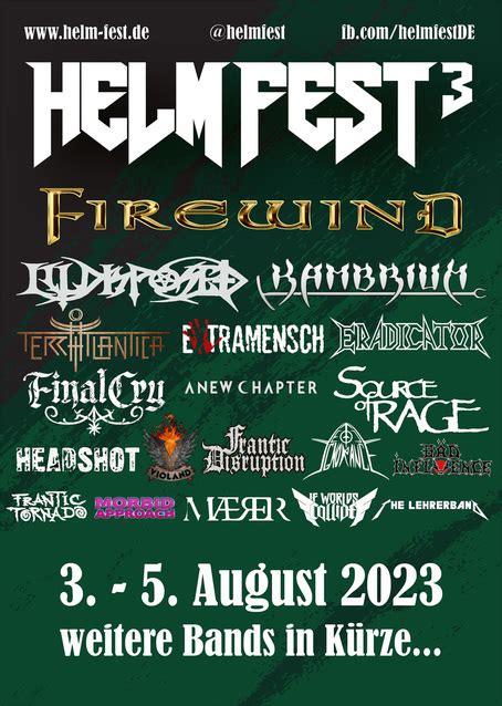 Helmfest Helmstedt Line Up Tickets Und Termine Aug Songkick