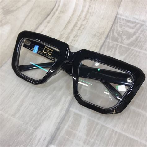 Yahoo オークション KZ1154 BLONDE CIGARETTES 黒縁眼鏡 度入りレン
