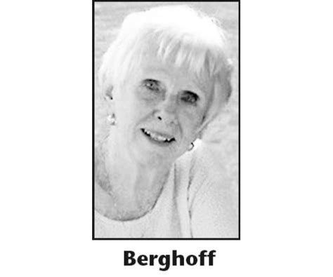 Rita Berghoff Obituary 2018 Fort Wayne In Fort Wayne Newspapers