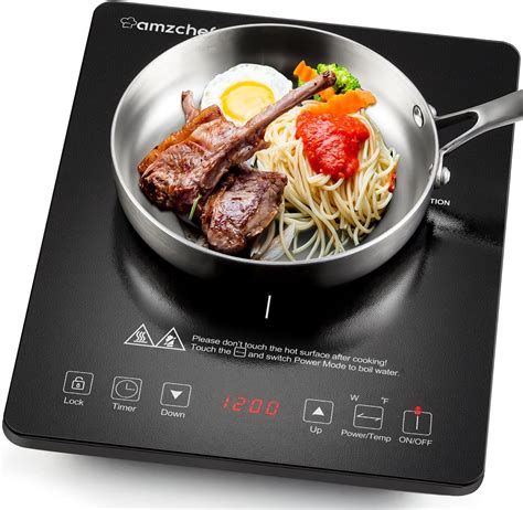 Amazon Duxtop Portable Induction Cooktop Countertop Burner Induction Hot Plate With Lcd