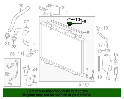 19045-RAA-003 - Cap, Radiator (Denso) 2005-2021 Honda | Honda Parts Online