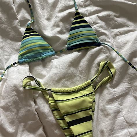 Bamba Swim Look Alike Bikini Size Small Depop