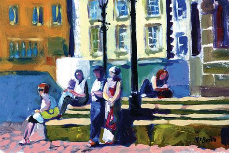 Bus Stop Painting At Explore Collection Of Bus