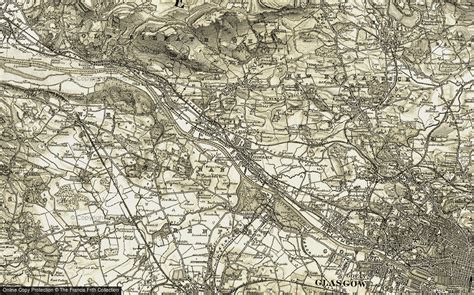 Historic Ordnance Survey Map of Clydebank, 1905