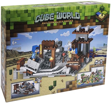 Конструктор Майнкрафт Песочная Шахта 291 деталь / Конструктор майнкрафт ...