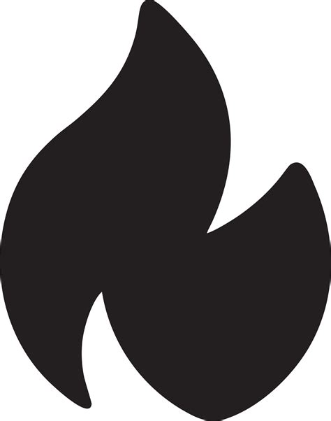 Fire Hot Icon Symbol Image Vector Illustration Of The Danger Fire Burn Image Design Eps