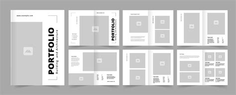 Portfolio Layout Template 27513848 Vector Art at Vecteezy