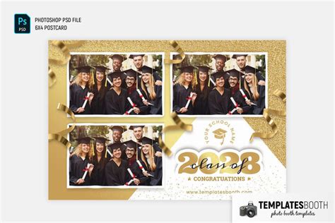 Graduation Celebration Photo Booth Template Templatesbooth