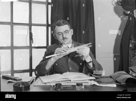 The Air Ministry 1939 1945 Group Captain Frank Whittle Adjusts A