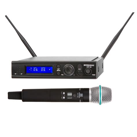 Професионален безжичен микрофон, Pronomic UHF D-102 - eMAG.bg