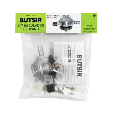 Kit Regulador Propano Para Butsir Pro Butsir