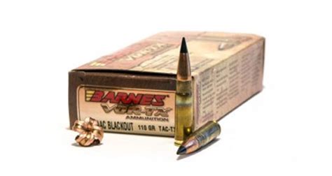 300 Aac Blackout Barnes Vor Tx 110 Grain Barnes Tac Tx An Official