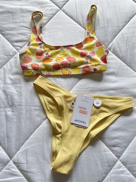 Monki Bikini Women S Fashion Swimwear Bikinis Swimsuits On Carousell