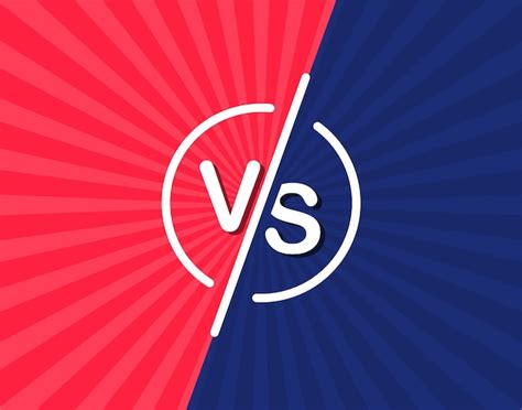Versus fond comique VS lettres avec symbole de compétition éclair ...