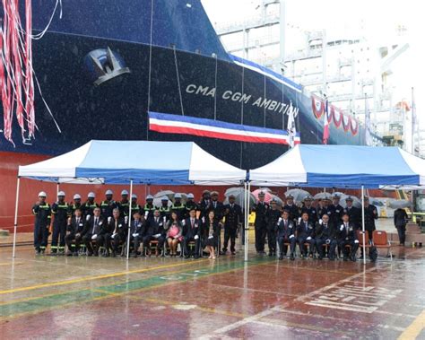 Cma Cgm S Lng Powered Containership Named In South Korea Lng Prime